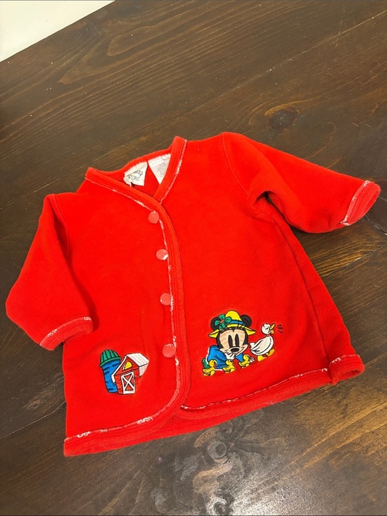 The disney store Other - Vintage Disney 18M Cardigan Minnie Barnyard